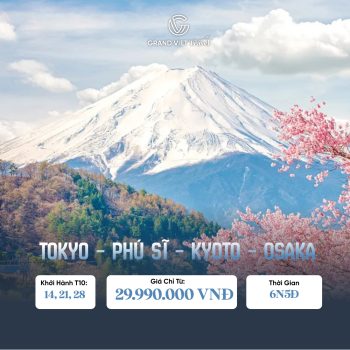 TOKYO – PHÚ SĨ – KYOTO – OSAKA